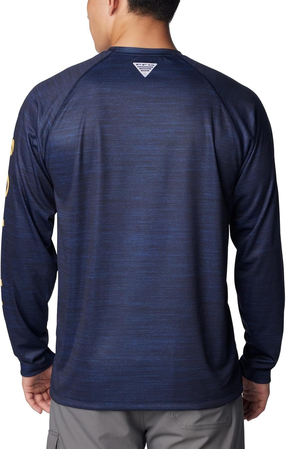 image:imageColumbia Mens Collegiate Terminal Tackle Heather Long Sleeve ShirtWv Collegiate Navy Heather
