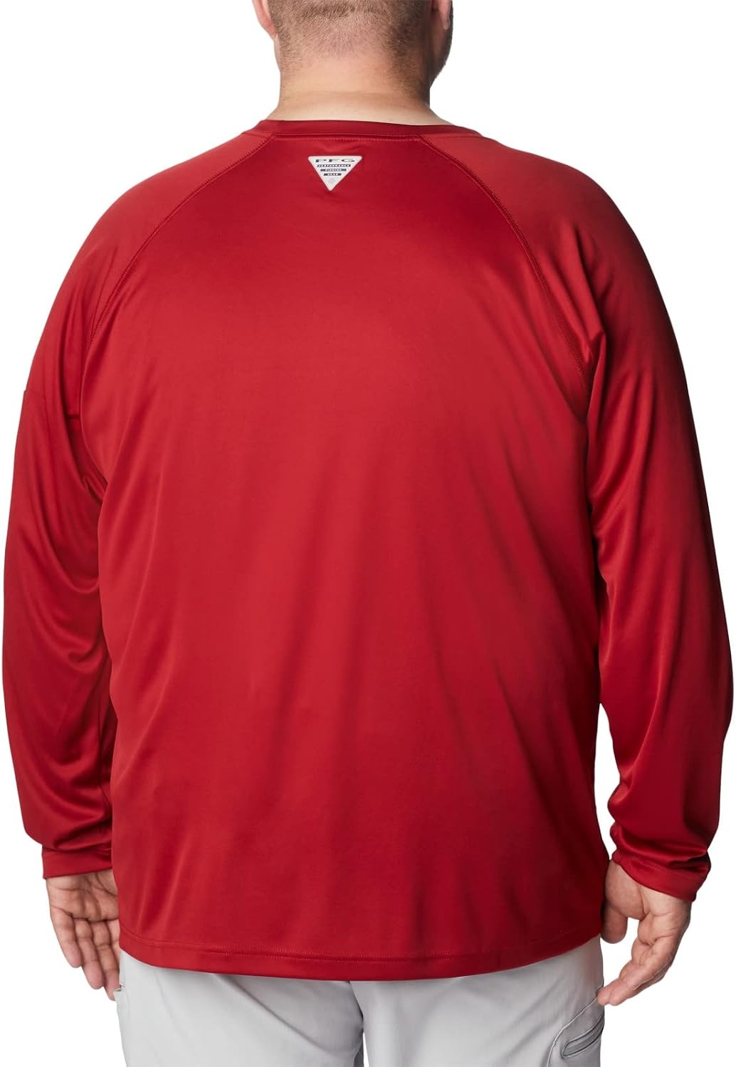 image:imageColumbia Mens Collegiate Terminal Tackle Long Sleeve ShirtArk Red VelvetWhite