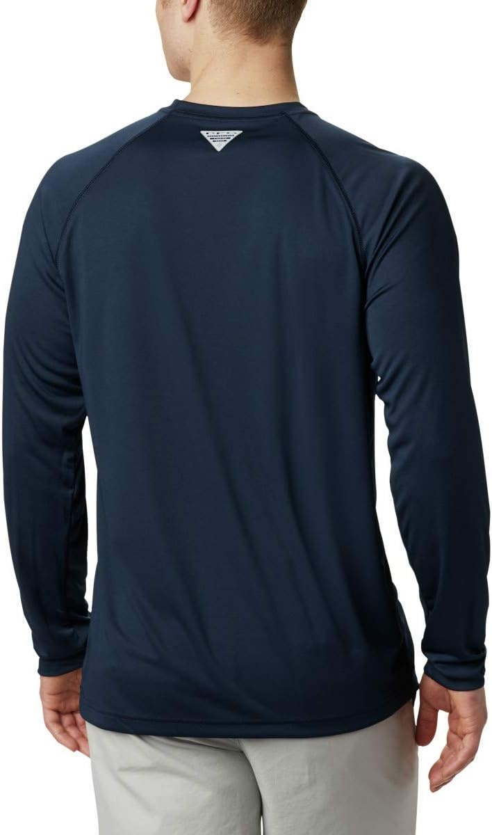 image:imageColumbia Mens Collegiate Terminal Tackle Long Sleeve ShirtAub Collegiate NavySpark Orange