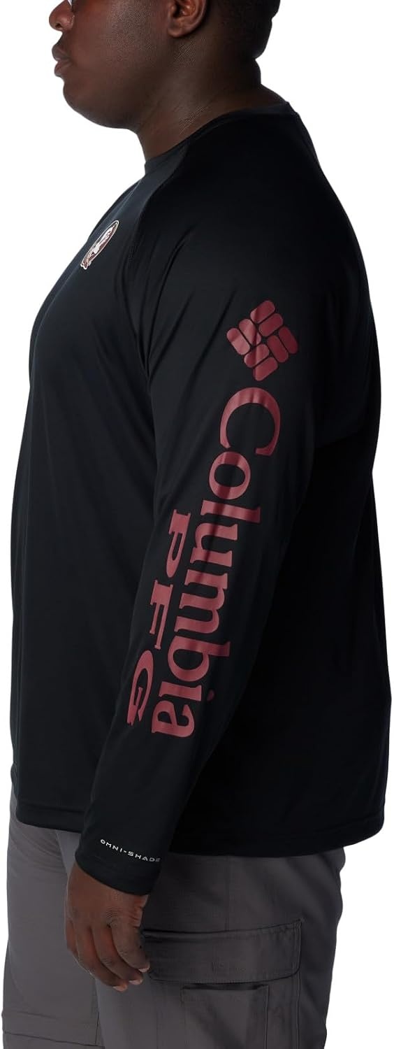 image:imageColumbia Mens Collegiate Terminal Tackle Long Sleeve ShirtFsu Black