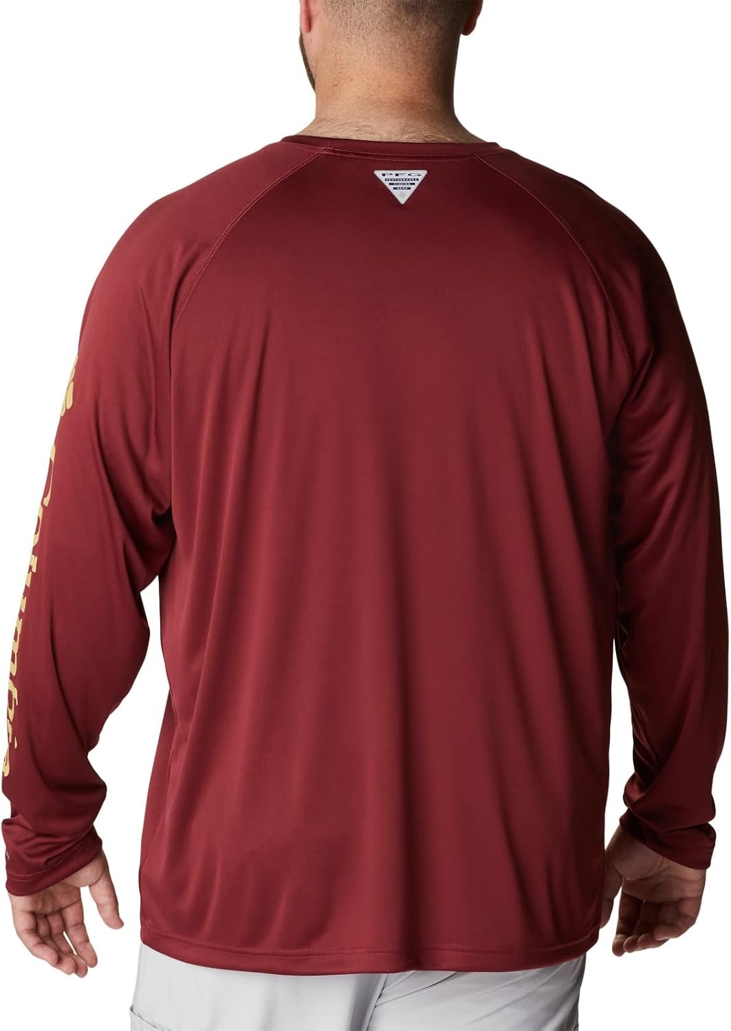image:imageColumbia Mens Collegiate Terminal Tackle Long Sleeve ShirtFsu CabernetSierra Tan