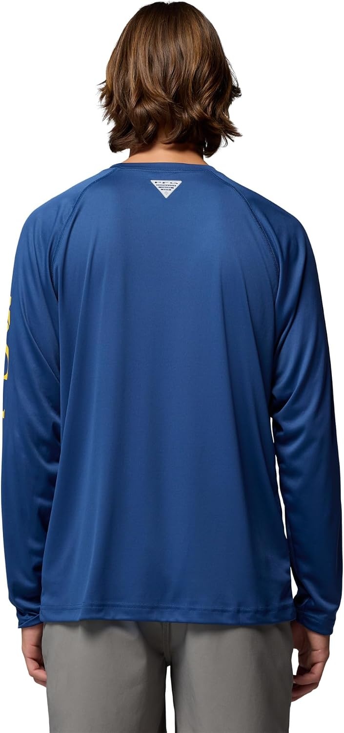 image:imageColumbia Mens Collegiate Terminal Tackle Long Sleeve ShirtLsu Carbon