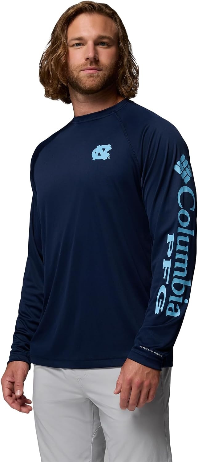 image:imageColumbia Mens Collegiate Terminal Tackle Long Sleeve ShirtNc Collegiate Navy