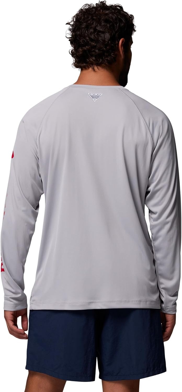 image:imageColumbia Mens Collegiate Terminal Tackle Long Sleeve ShirtUga Columbia Grey
