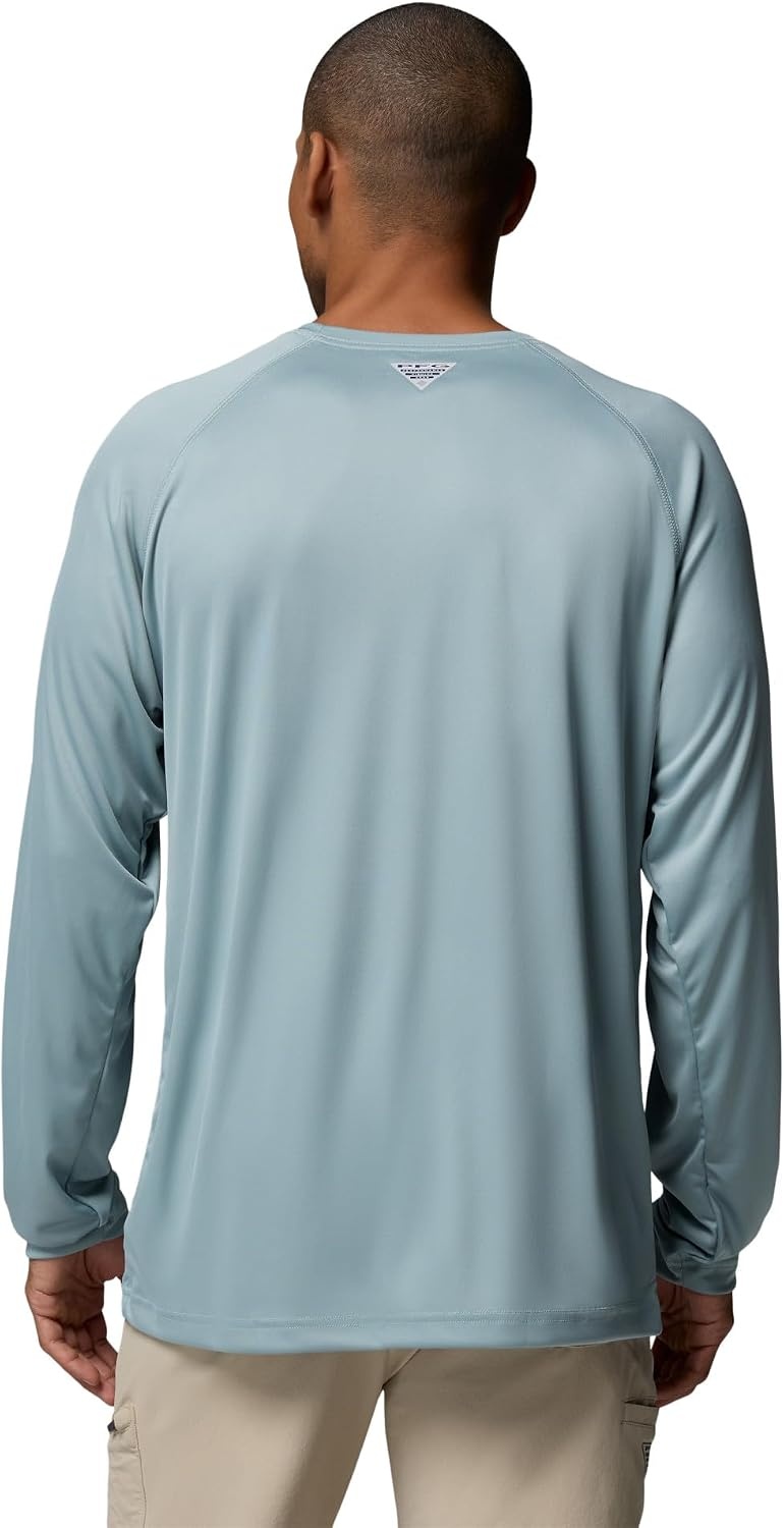 image:imageColumbia Mens Collegiate Terminal Tackle Long Sleeve ShirtUga Crushed Blue
