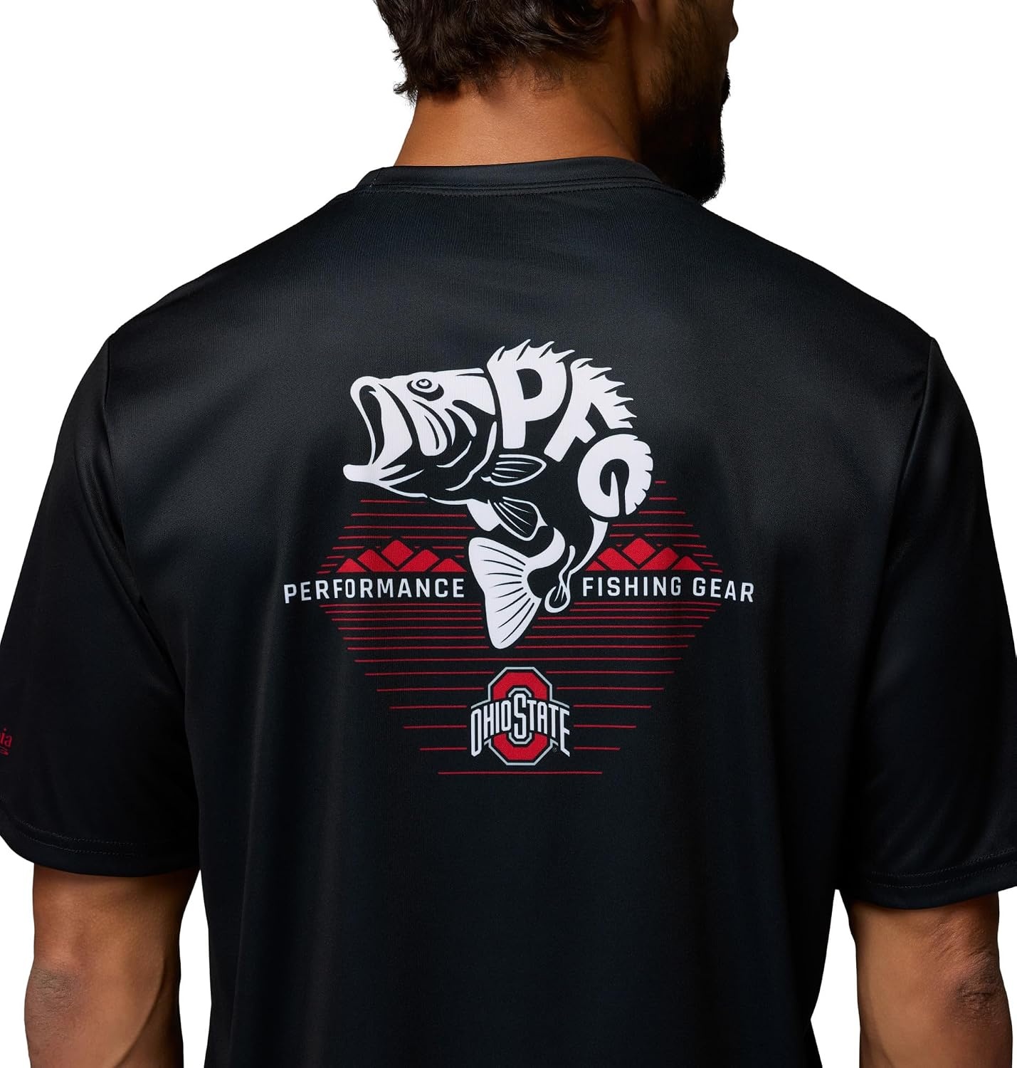 image:imageColumbia Mens Collegiate Terminal Tackle Short Sleeve Shirt Os Black