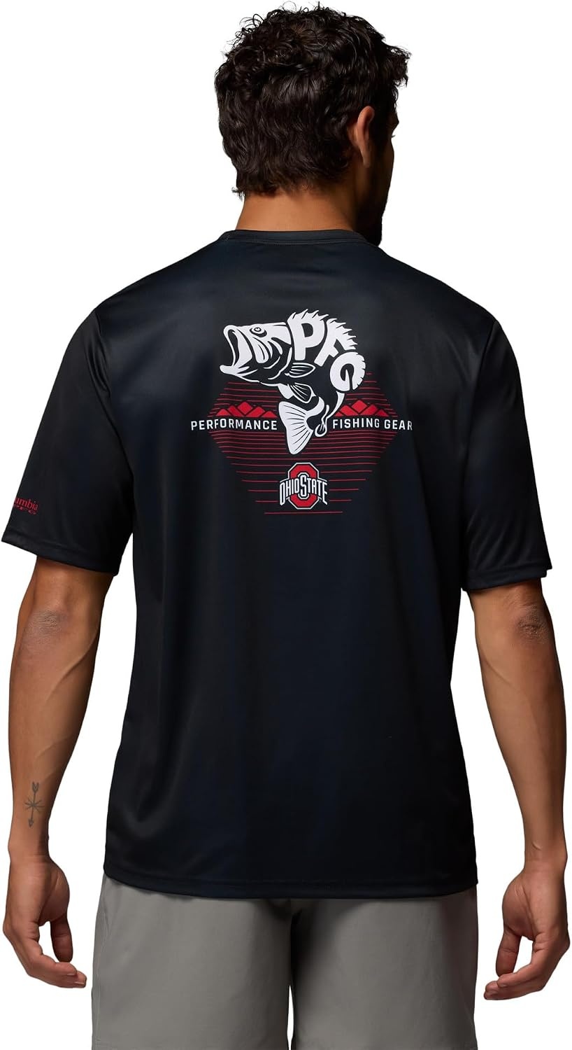 image:imageColumbia Mens Collegiate Terminal Tackle Short Sleeve Shirt Os Black