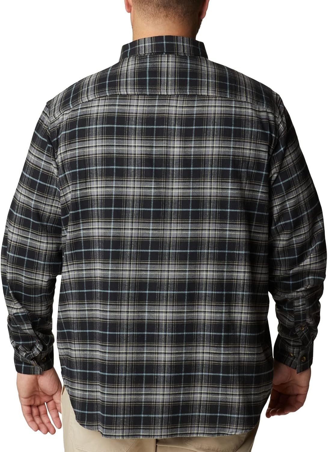 image:imageColumbia Mens Cornell Woods Flannel Long Sleeve ShirtBlack Multi Tartan