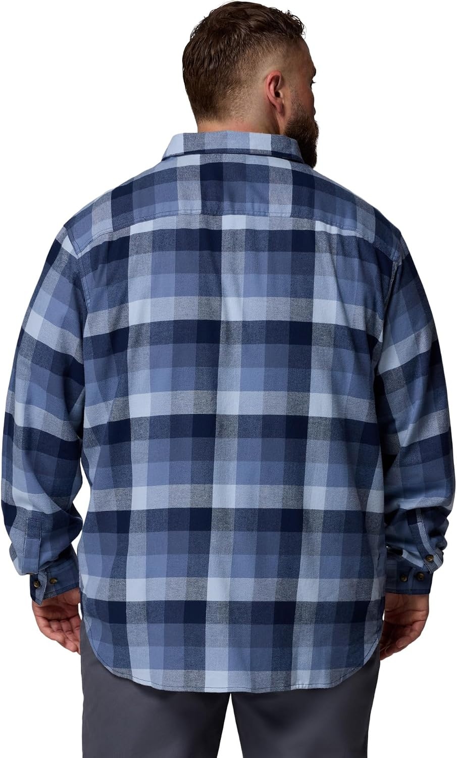 image:imageColumbia Mens Cornell Woods Flannel Long Sleeve ShirtCollegiate Navy Multi Buffalo Check