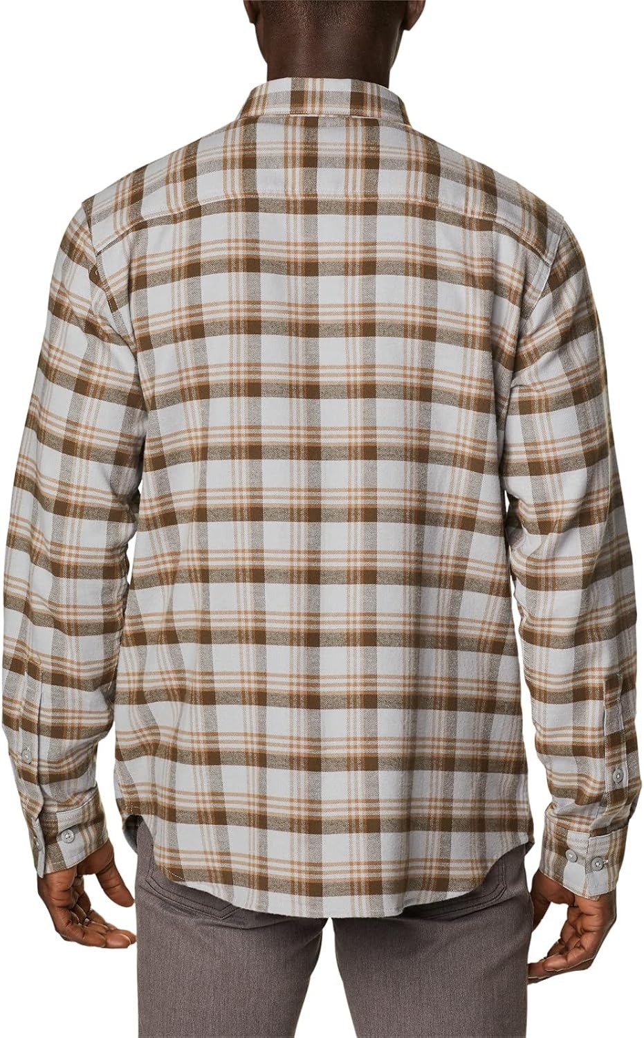 image:imageColumbia Mens Cornell Woods Flannel Long Sleeve ShirtColumbia Grey Med Window Tartan