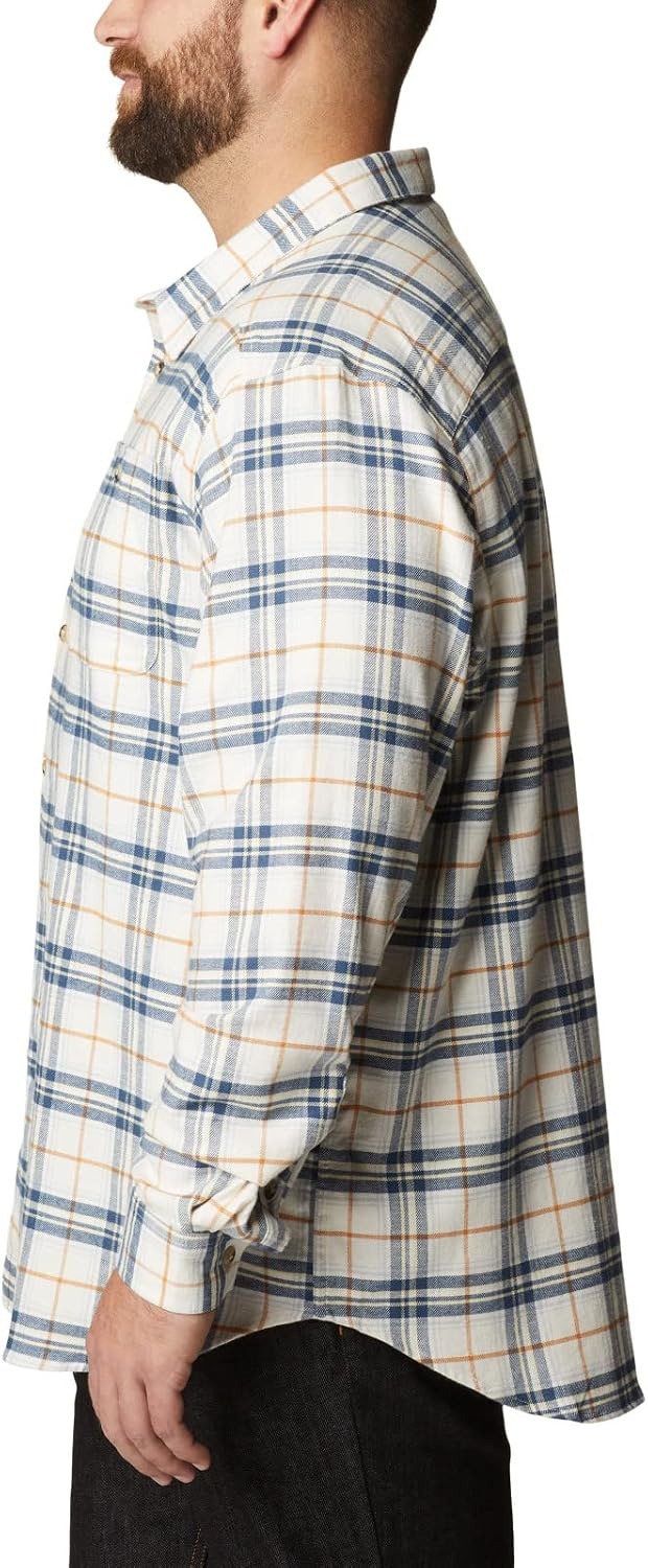 image:imageColumbia Mens Cornell Woods Flannel Long Sleeve ShirtCornstalk Multi Tartan