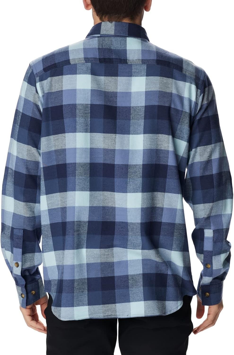 image:imageColumbia Mens Cornell Woods Flannel Long Sleeve ShirtDark Mountain Buffalo Check