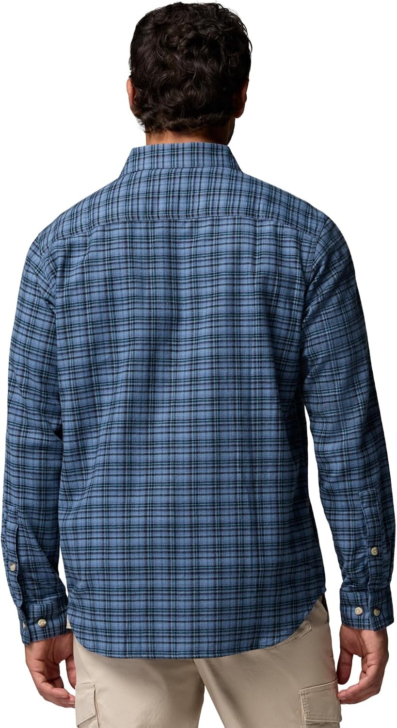 image:imageColumbia Mens Cornell Woods Flannel Long Sleeve ShirtDark Mountain Cozy Check