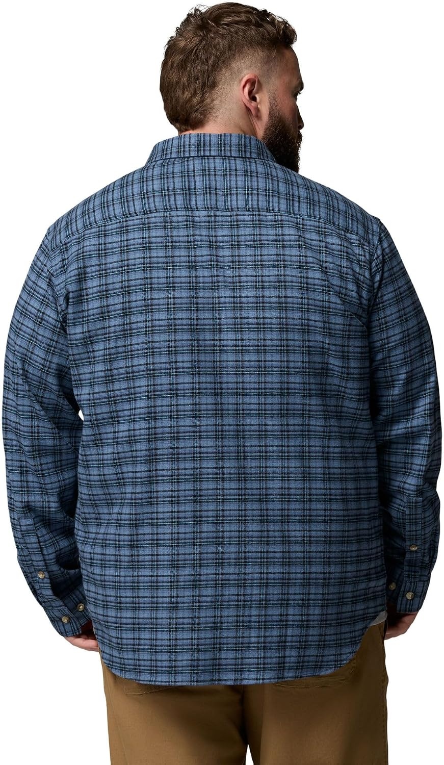 image:imageColumbia Mens Cornell Woods Flannel Long Sleeve ShirtDark Mountain Cozy Check