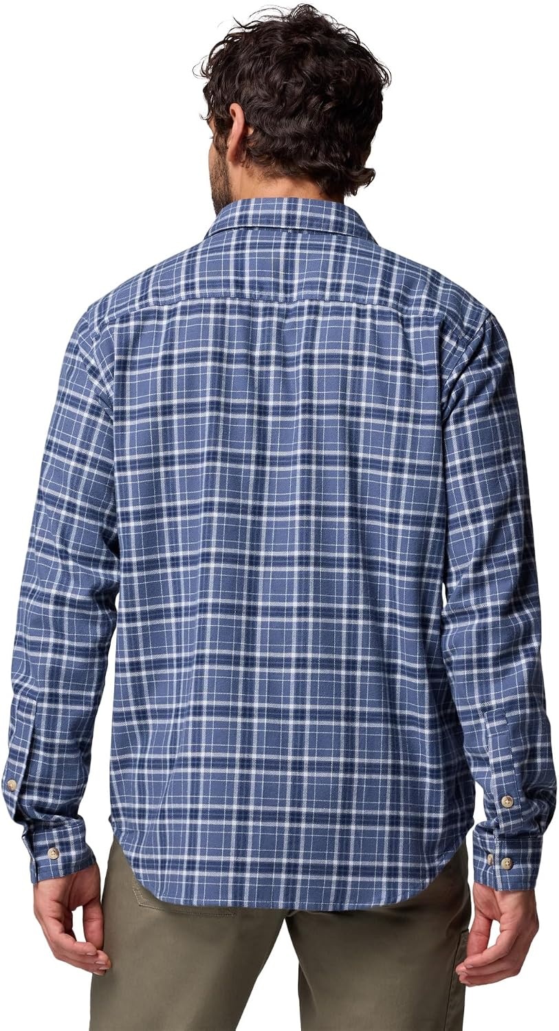 image:imageColumbia Mens Cornell Woods Flannel Long Sleeve ShirtDark Mountain Quad Check