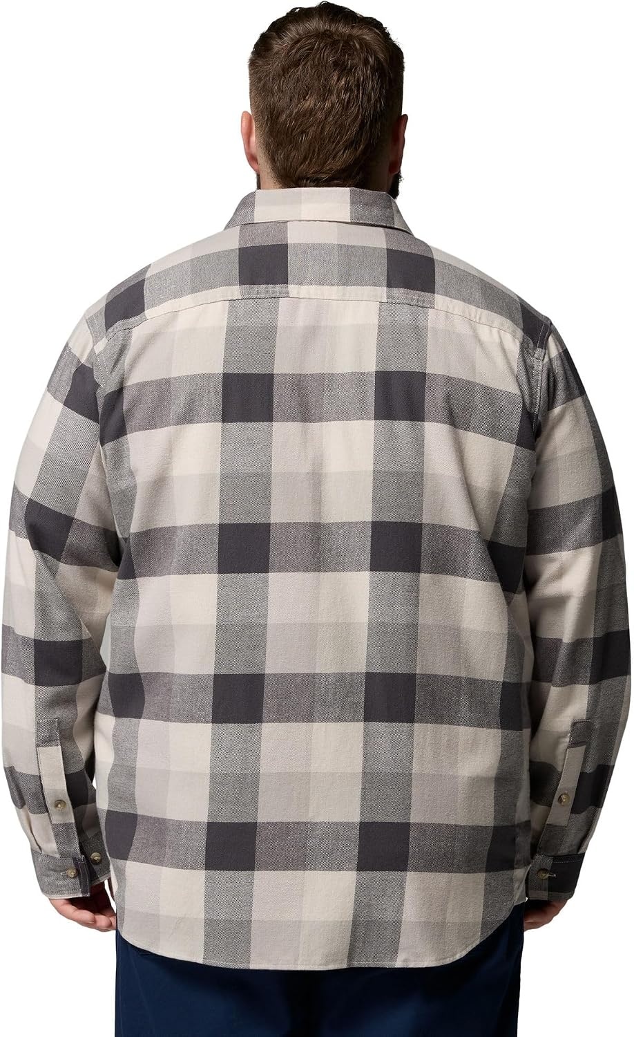 image:imageColumbia Mens Cornell Woods Flannel Long Sleeve ShirtDark Stone Multi Buffalo