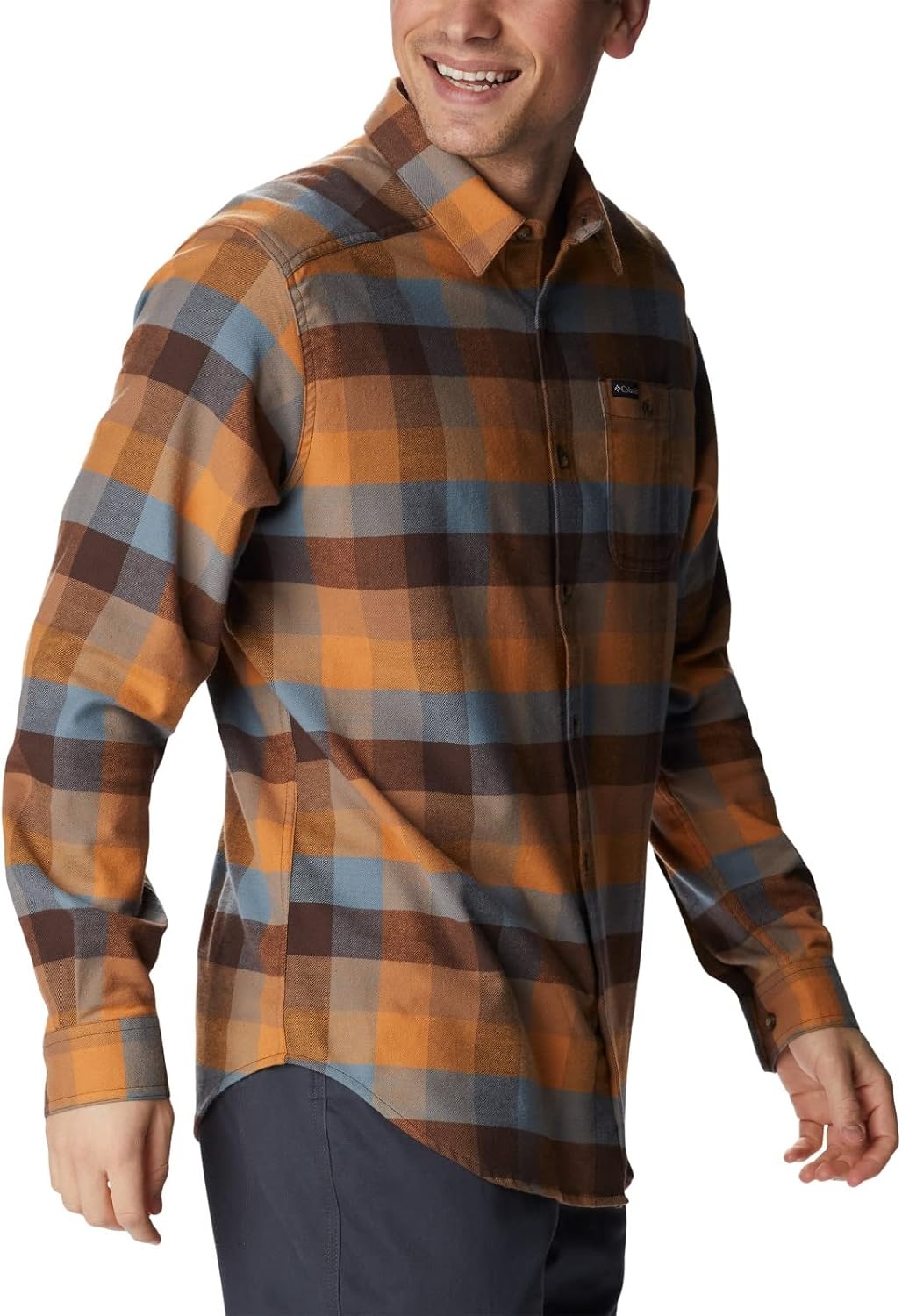 image:imageColumbia Mens Cornell Woods Flannel Long Sleeve ShirtDelta Buffalo Check