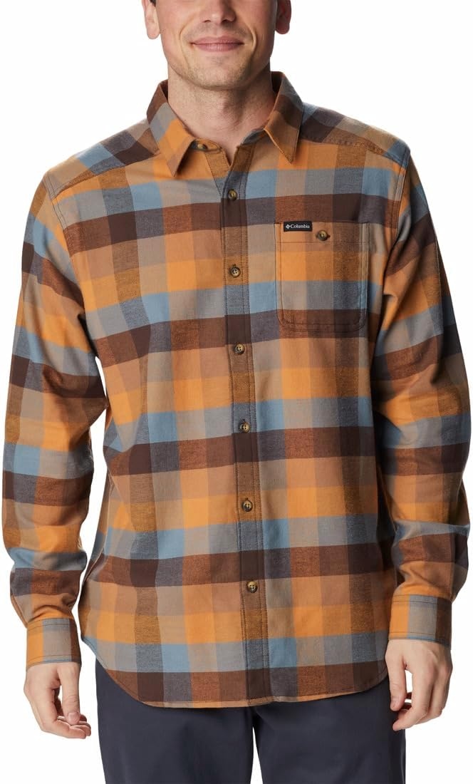 image:imageColumbia Mens Cornell Woods Flannel Long Sleeve ShirtDelta Buffalo Check