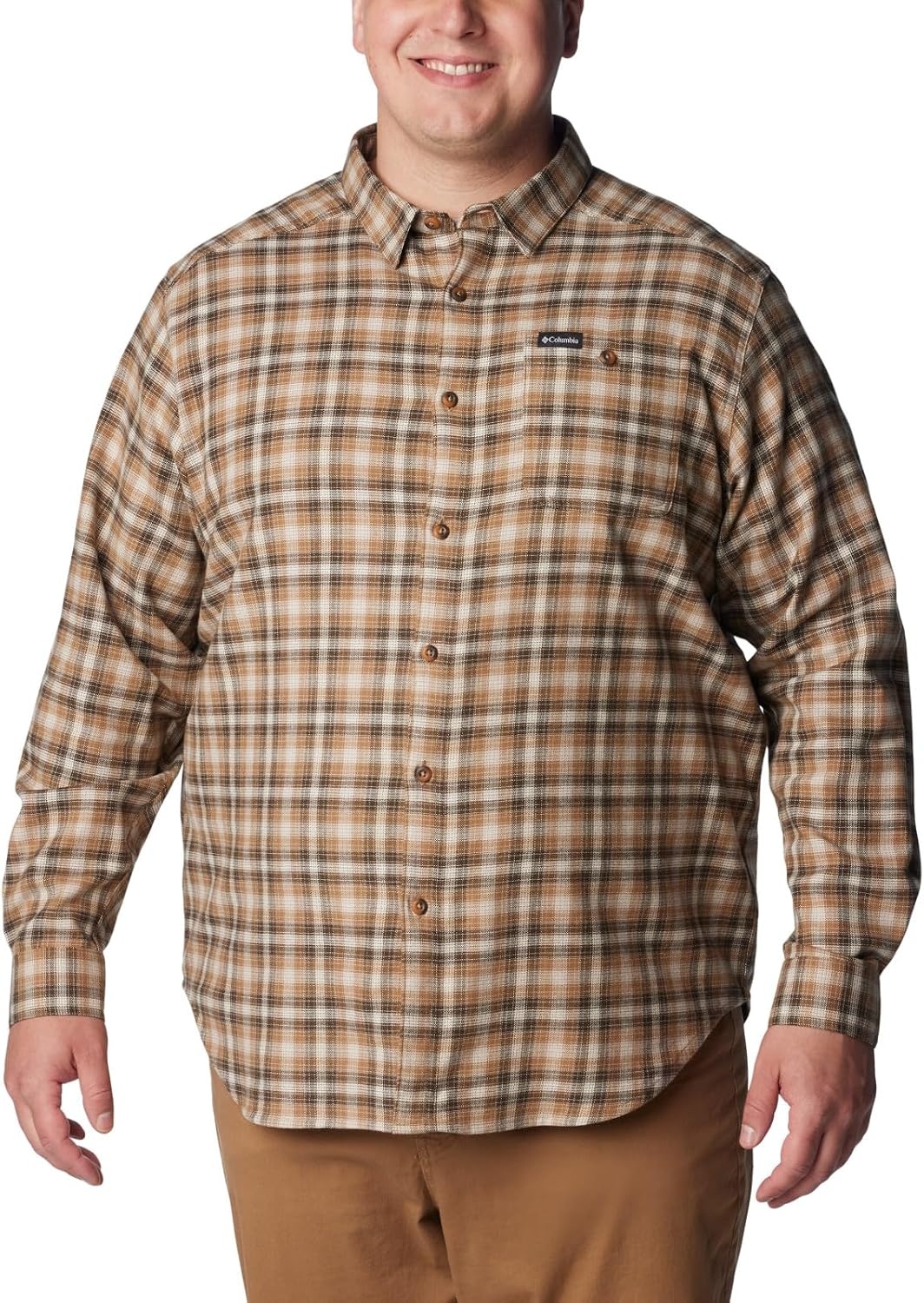 image:imageColumbia Mens Cornell Woods Flannel Long Sleeve ShirtDelta Tartan Ombre