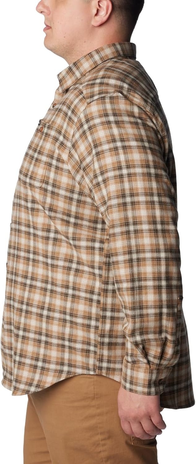 image:imageColumbia Mens Cornell Woods Flannel Long Sleeve ShirtDelta Tartan Ombre