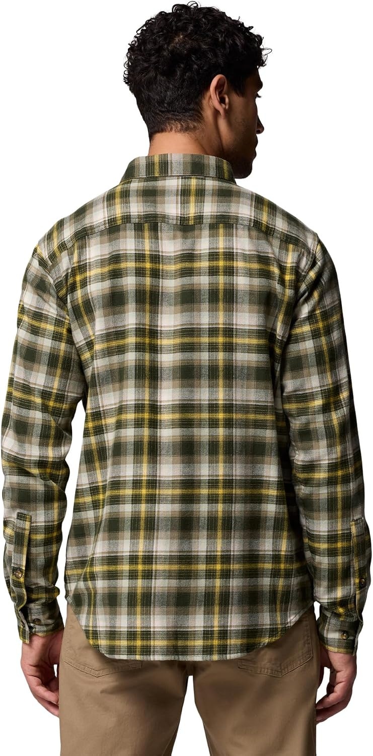 image:imageColumbia Mens Cornell Woods Flannel Long Sleeve ShirtGreenscape Backland Tartan