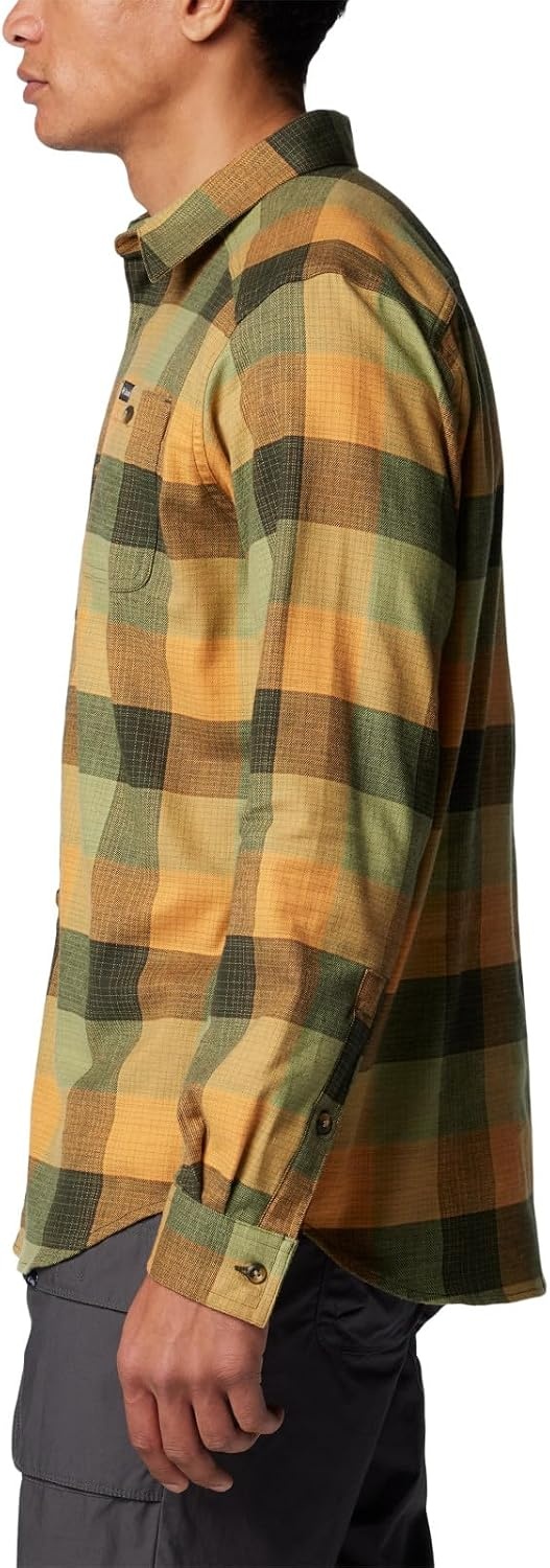 image:imageColumbia Mens Cornell Woods Flannel Long Sleeve ShirtGreenscape Ombre Buffalo