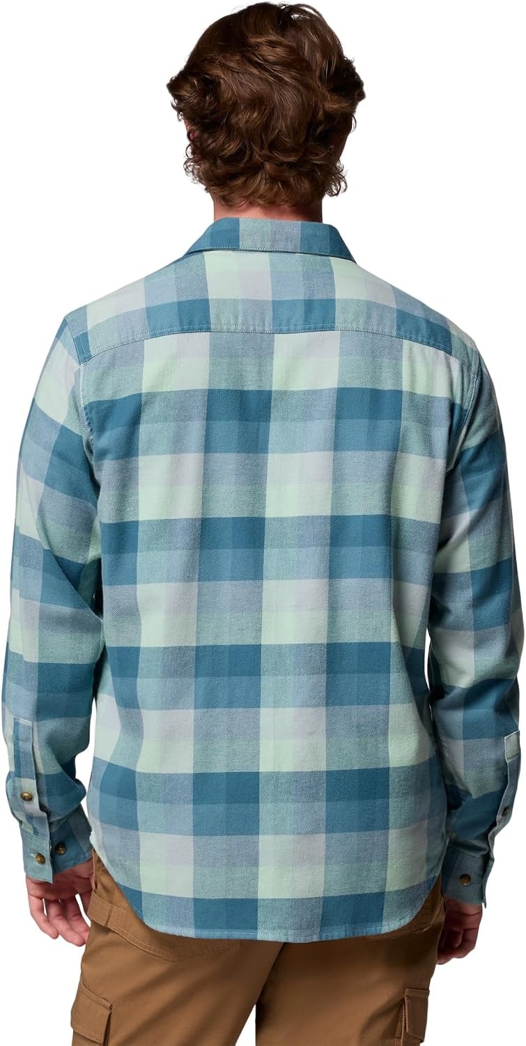 image:imageColumbia Mens Cornell Woods Flannel Long Sleeve ShirtNew Mint Multi Buffalo Check