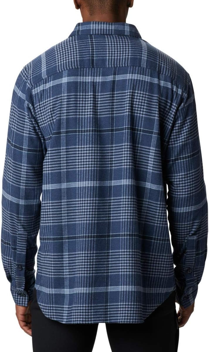 image:imageColumbia Mens Cornell Woods Flannel Long Sleeve ShirtNight Tide Ombre Plaid