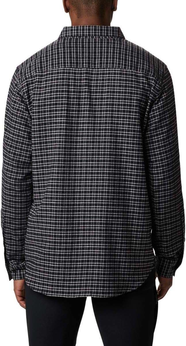 image:imageColumbia Mens Cornell Woods Flannel Long Sleeve ShirtNimbus Grey Plaid