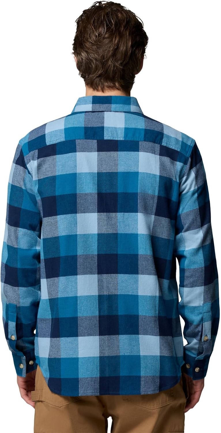 image:imageColumbia Mens Cornell Woods Flannel Long Sleeve ShirtPhoenix Blue Multi Buffalo