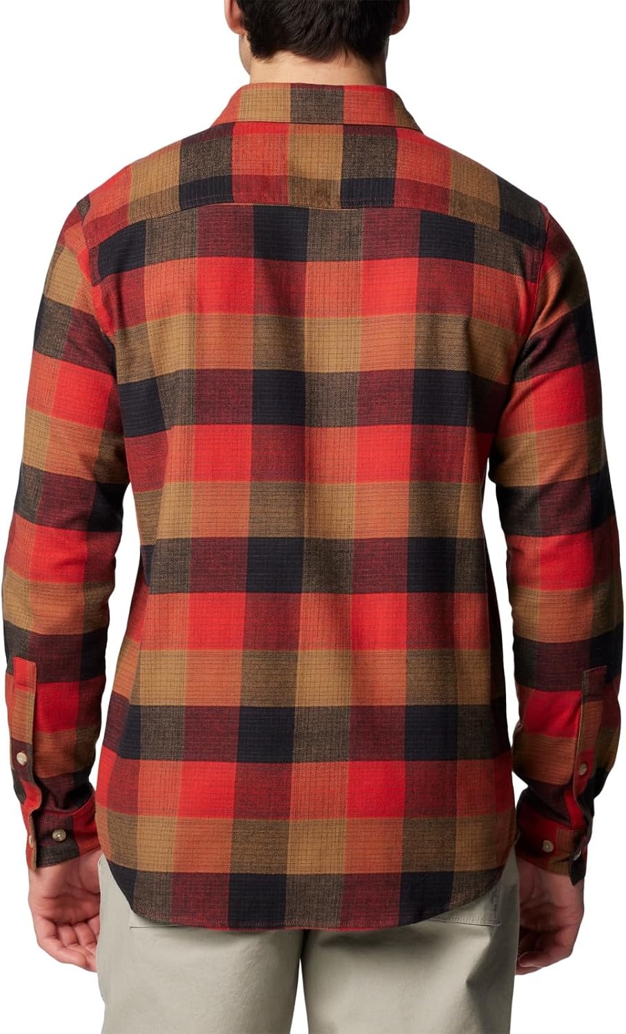 image:imageColumbia Mens Cornell Woods Flannel Long Sleeve ShirtSail Red Ombre Buffalo