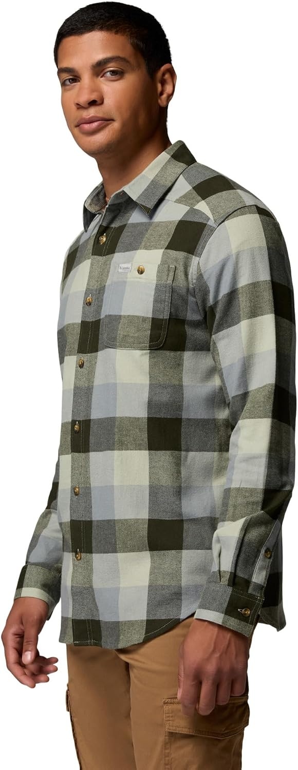 image:imageColumbia Mens Cornell Woods Flannel Long Sleeve ShirtSedona Sage Multi Buffalo