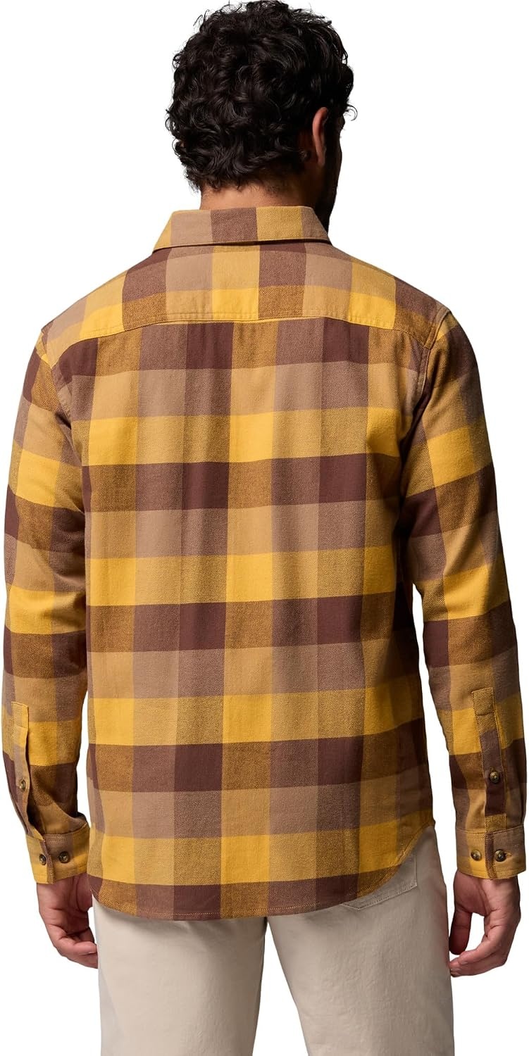 image:imageColumbia Mens Cornell Woods Flannel Long Sleeve ShirtSquash Multi Buffalo