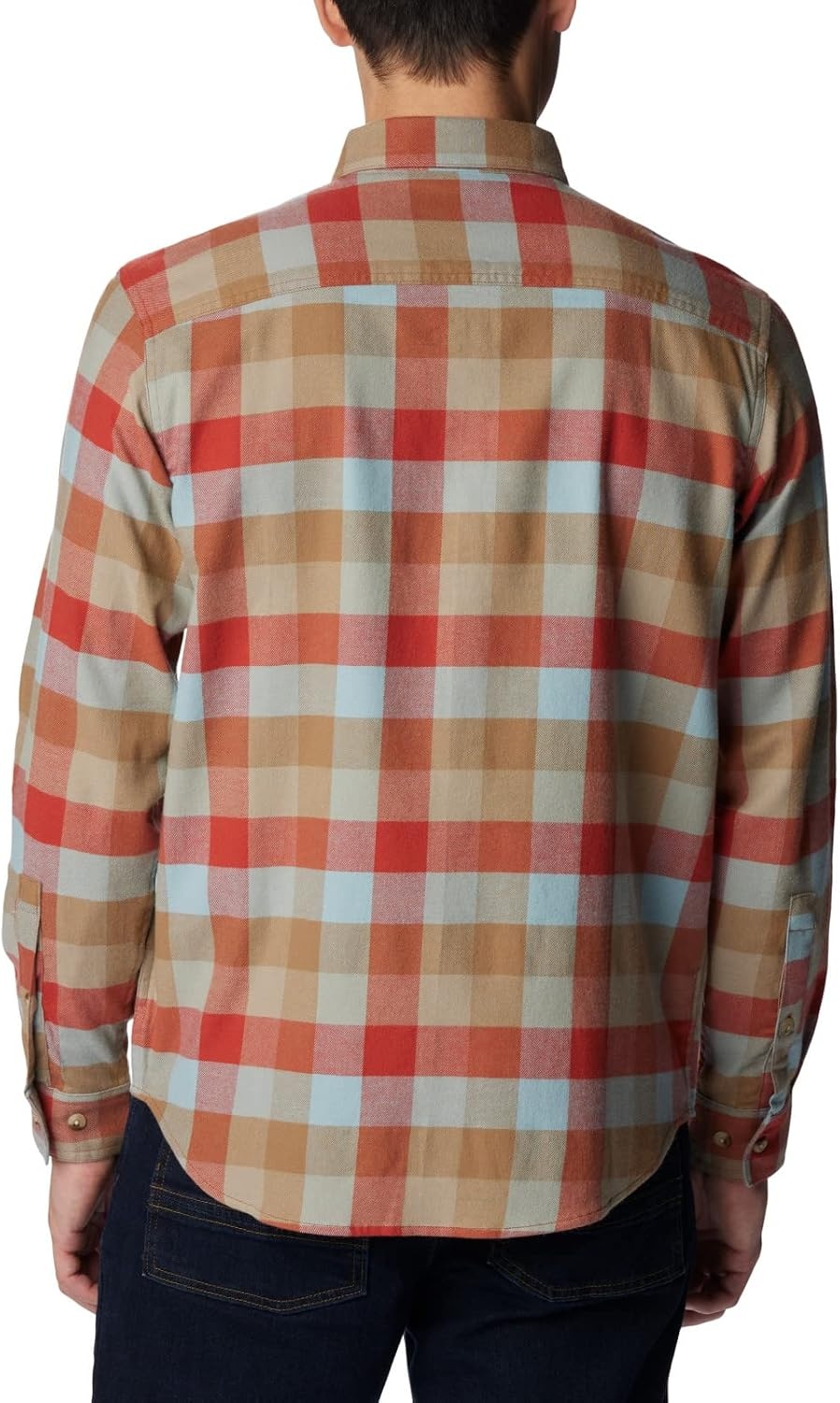 image:imageColumbia Mens Cornell Woods Flannel Long Sleeve ShirtWarp Red Buffalo Check