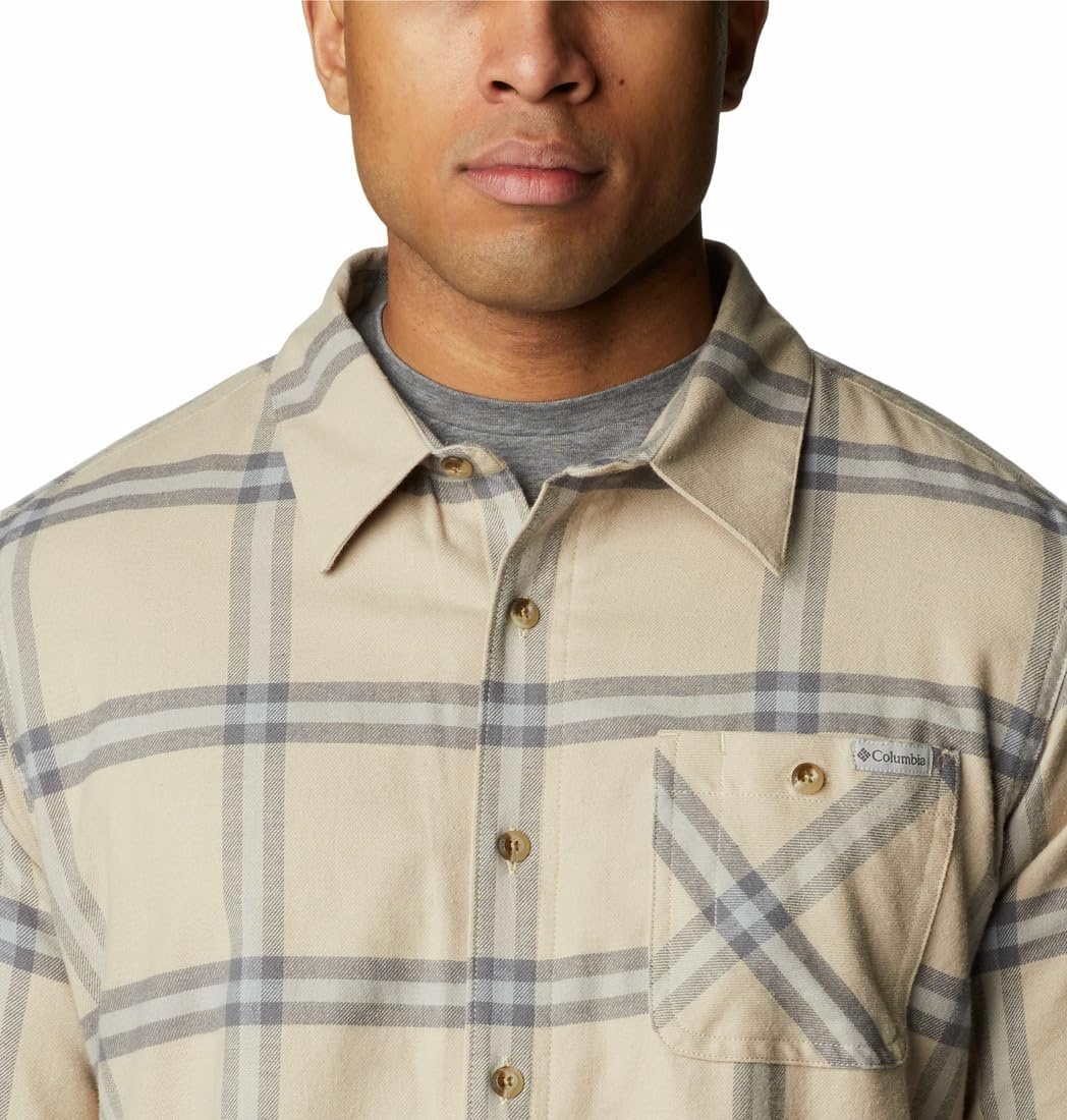image:imageColumbia Mens Cornell Woods Fleece Lined Shirt JacketAncient Fossil Windowpane