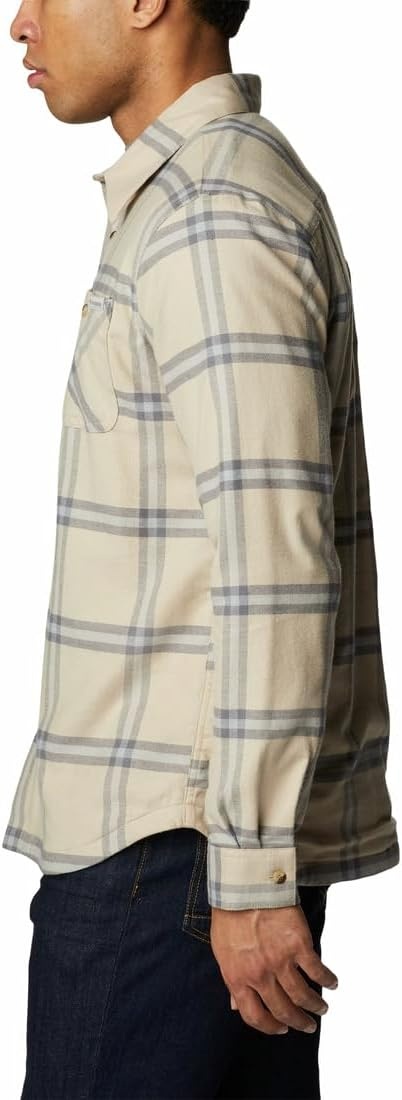 image:imageColumbia Mens Cornell Woods Fleece Lined Shirt JacketAncient Fossil Windowpane