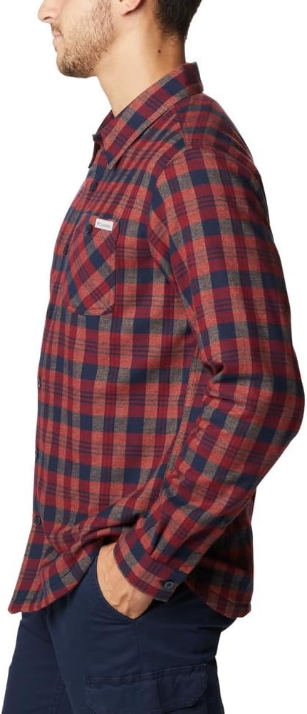 image:imageColumbia Mens Cornell Woods Fleece Lined Shirt JacketCollegiate Navy Medium Tartan