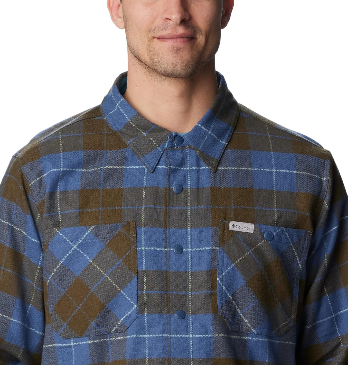 image:imageColumbia Mens Cornell Woods Fleece Lined Shirt JacketDark MountainShasta Woodsman Tartan