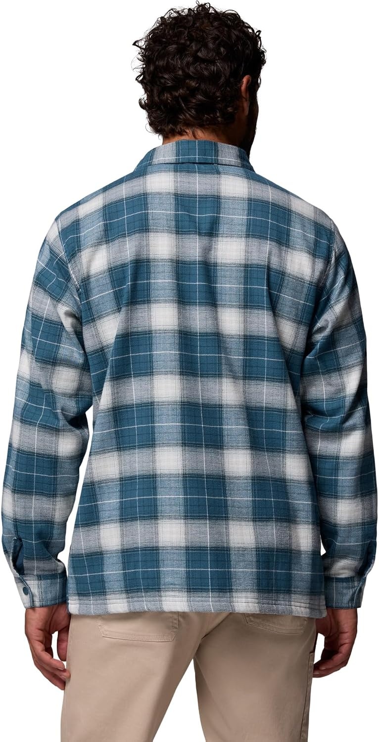 image:imageColumbia Mens Cornell Woods Fleece Lined Shirt JacketEverblue Lumberjack Tartan