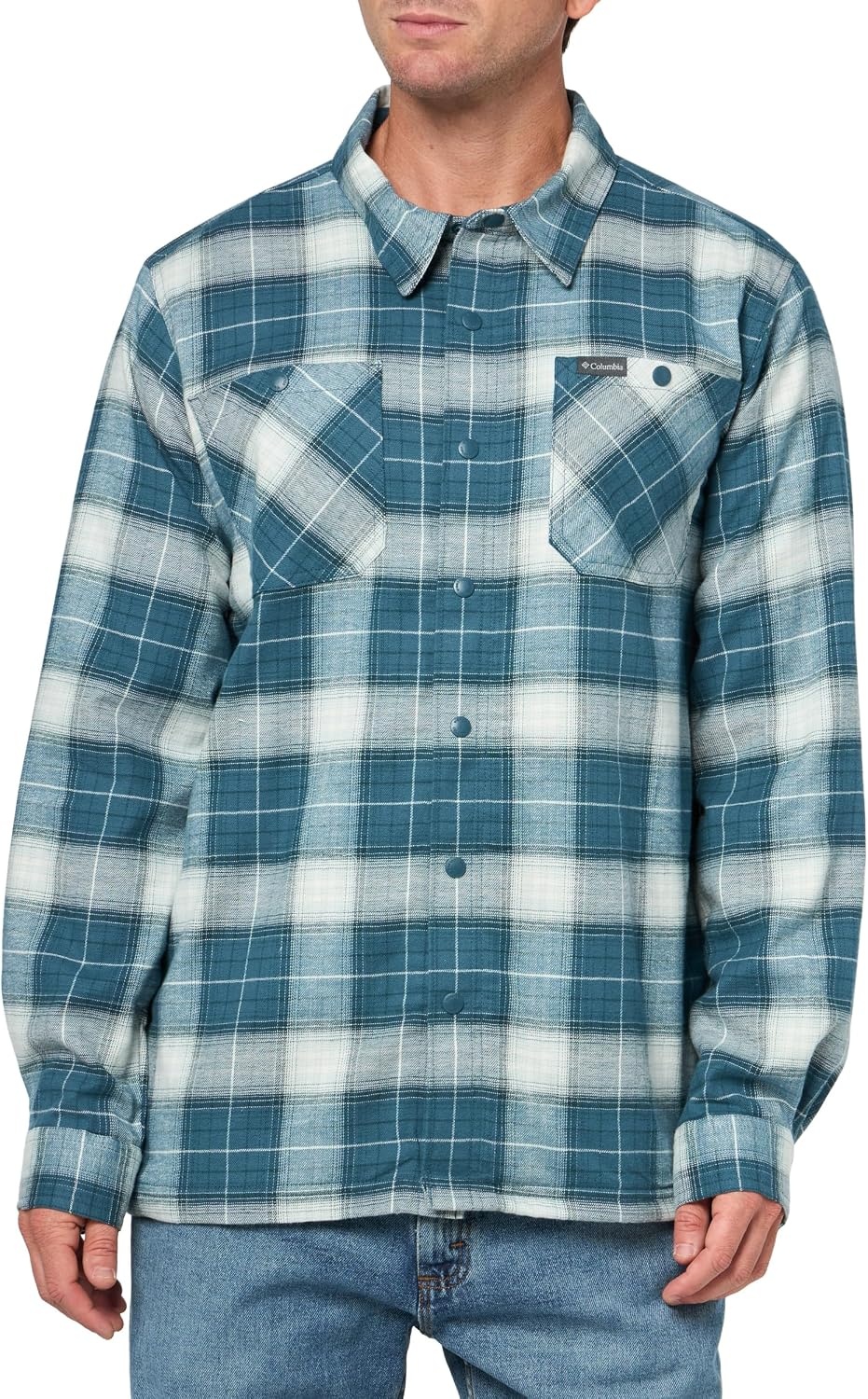 image:imageColumbia Mens Cornell Woods Fleece Lined Shirt JacketEverblue Lumberjack Tartan