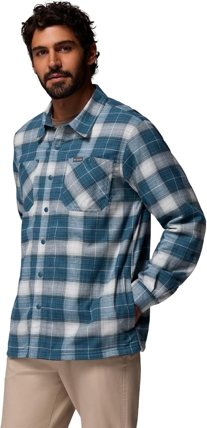 image:imageColumbia Mens Cornell Woods Fleece Lined Shirt JacketEverblue Lumberjack Tartan