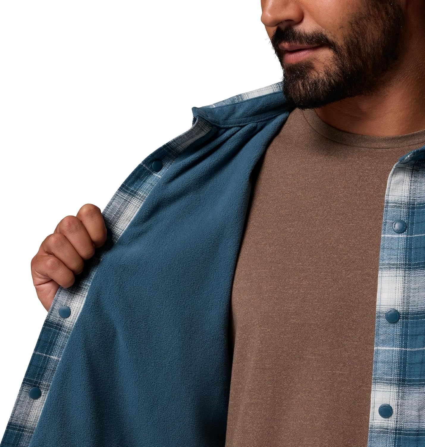 image:imageColumbia Mens Cornell Woods Fleece Lined Shirt JacketEverblue Lumberjack Tartan