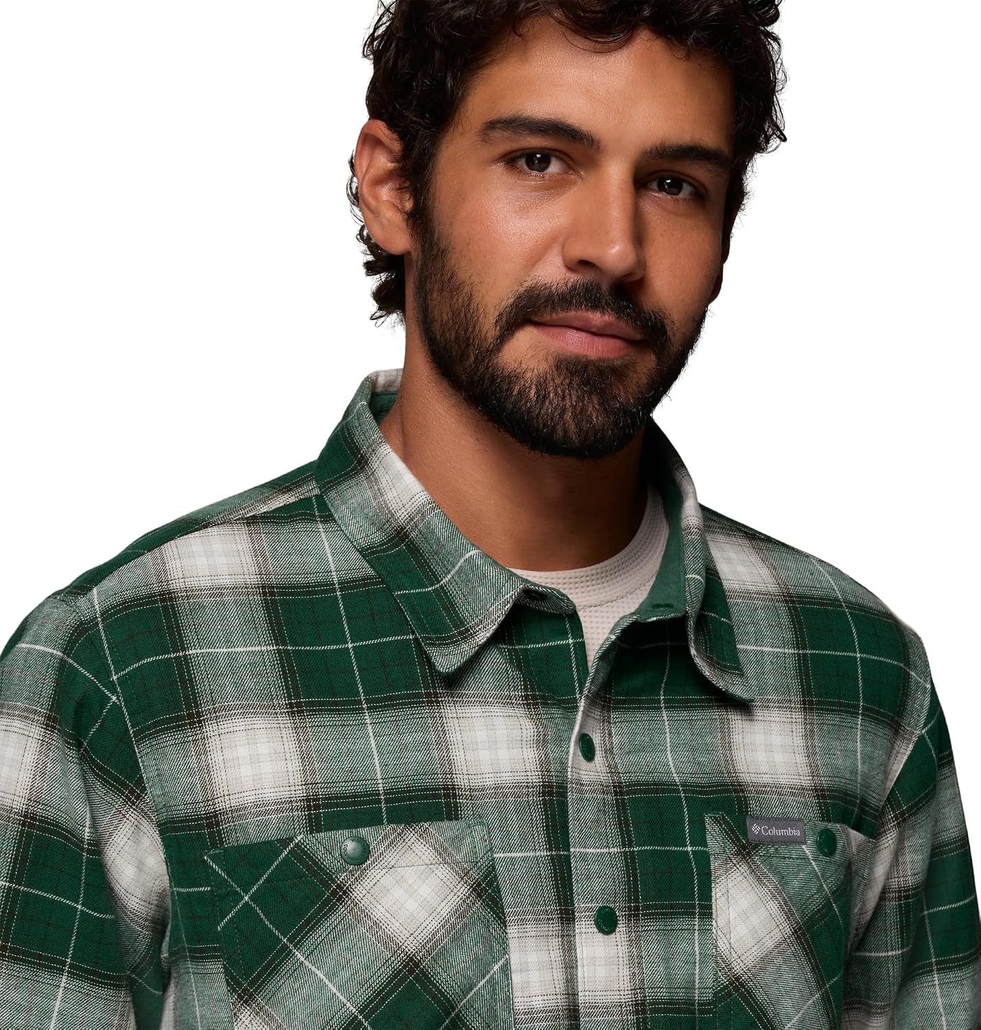 image:imageColumbia Mens Cornell Woods Fleece Lined Shirt JacketRain Forest Lumberjack Tartan