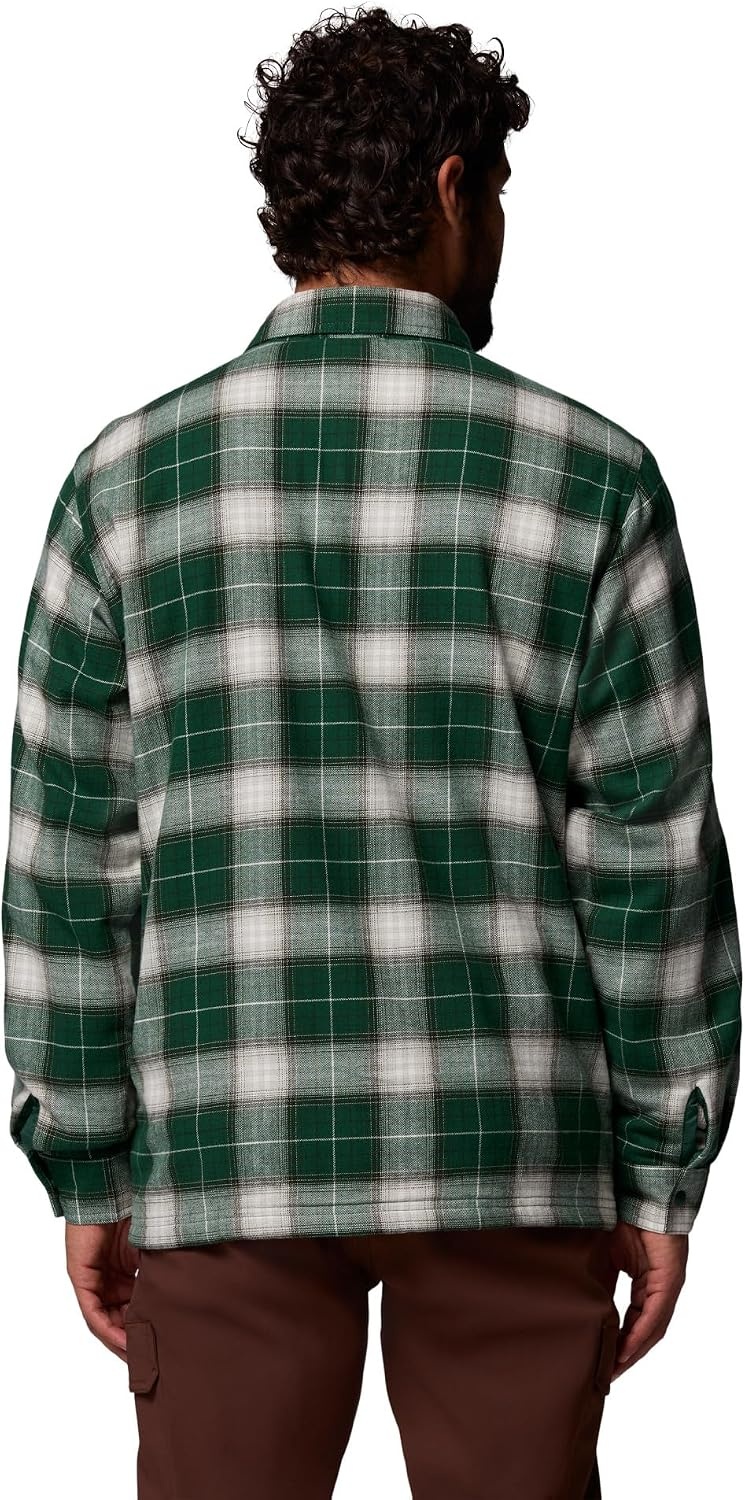 image:imageColumbia Mens Cornell Woods Fleece Lined Shirt JacketRain Forest Lumberjack Tartan