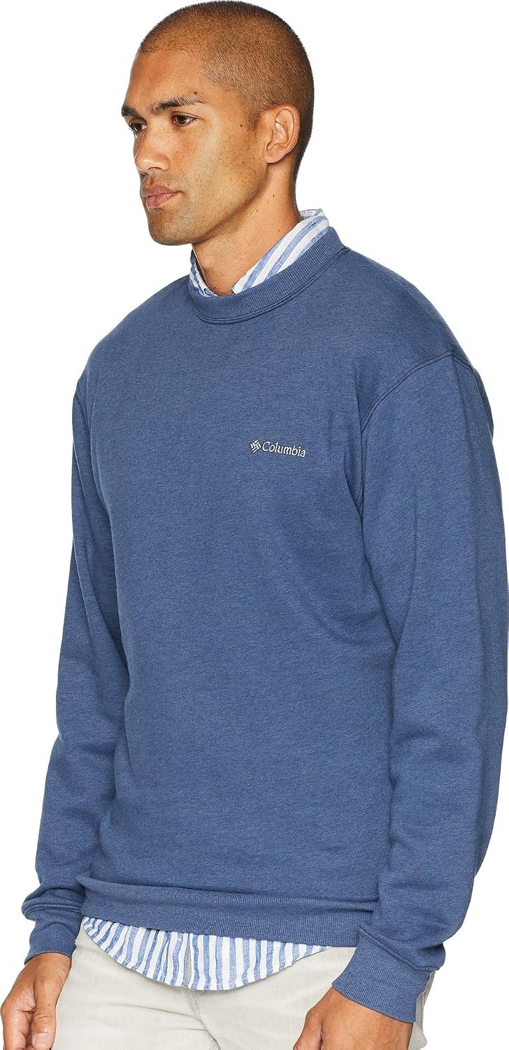 image:imageColumbia Mens Hart Mountain II Crew NeckCollegiate Navy Heather