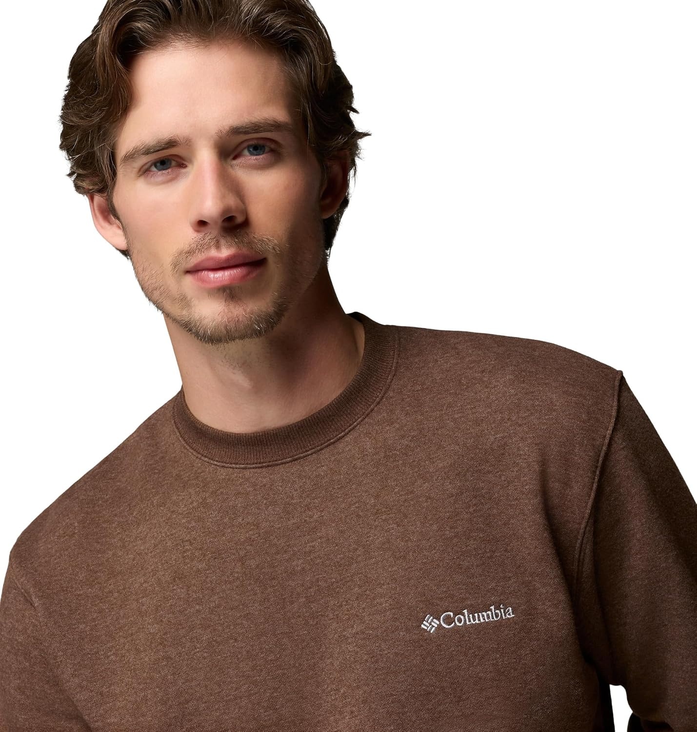image:imageColumbia Mens Hart Mountain II Crew NeckTobacco Heather