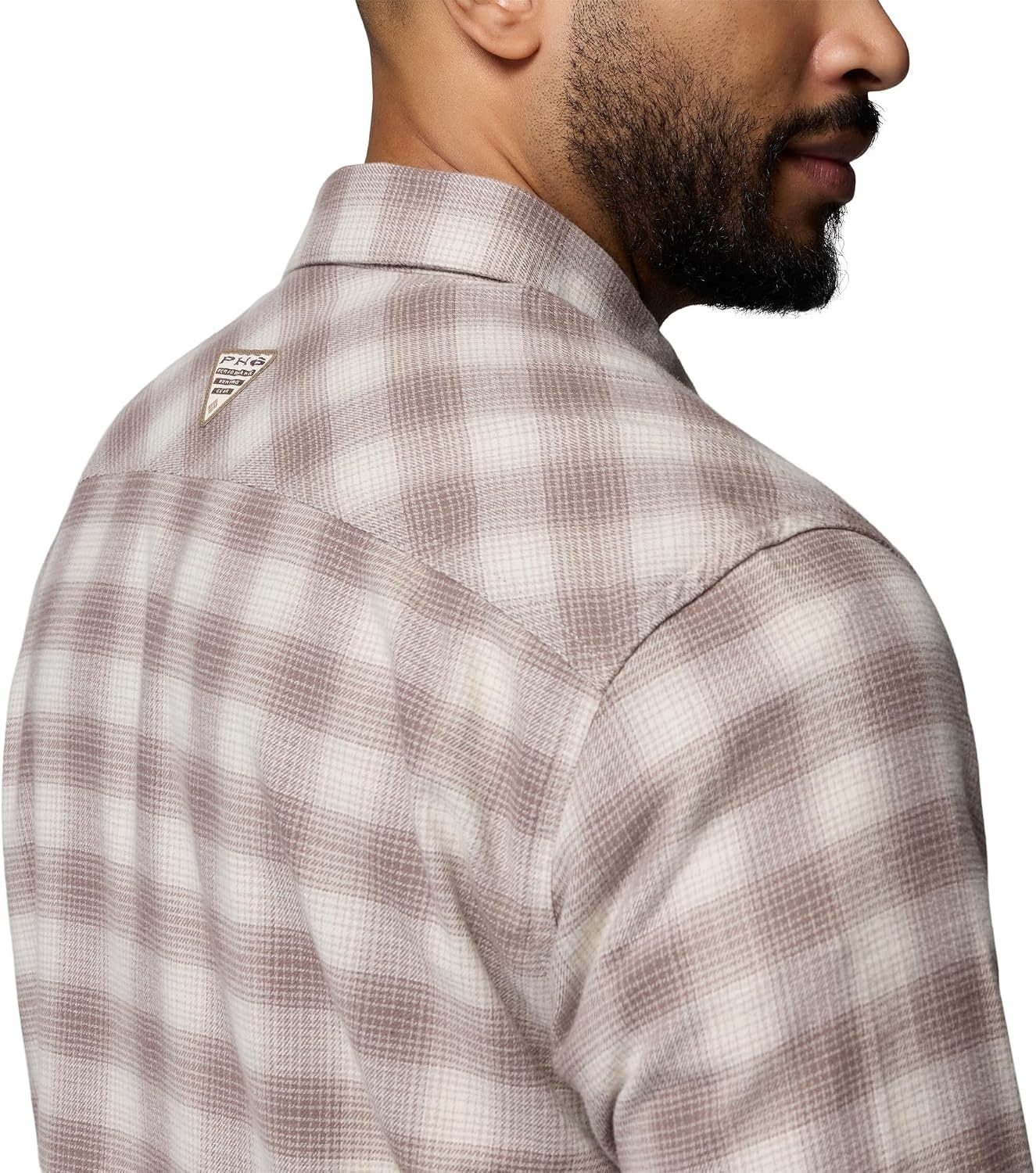 image:imageColumbia Mens Hunt Line Flannel Long Sleeve ShirtFlint Grey