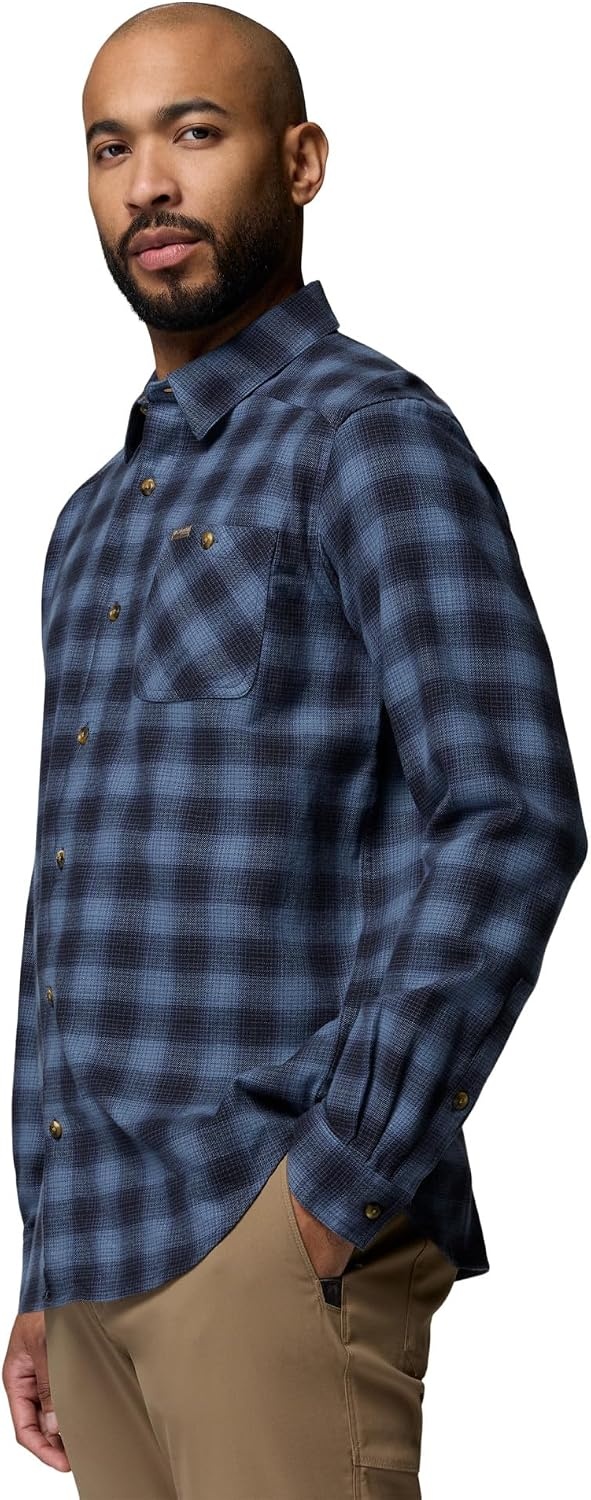 image:imageColumbia Mens Hunt Line Flannel Long Sleeve ShirtNocturnal
