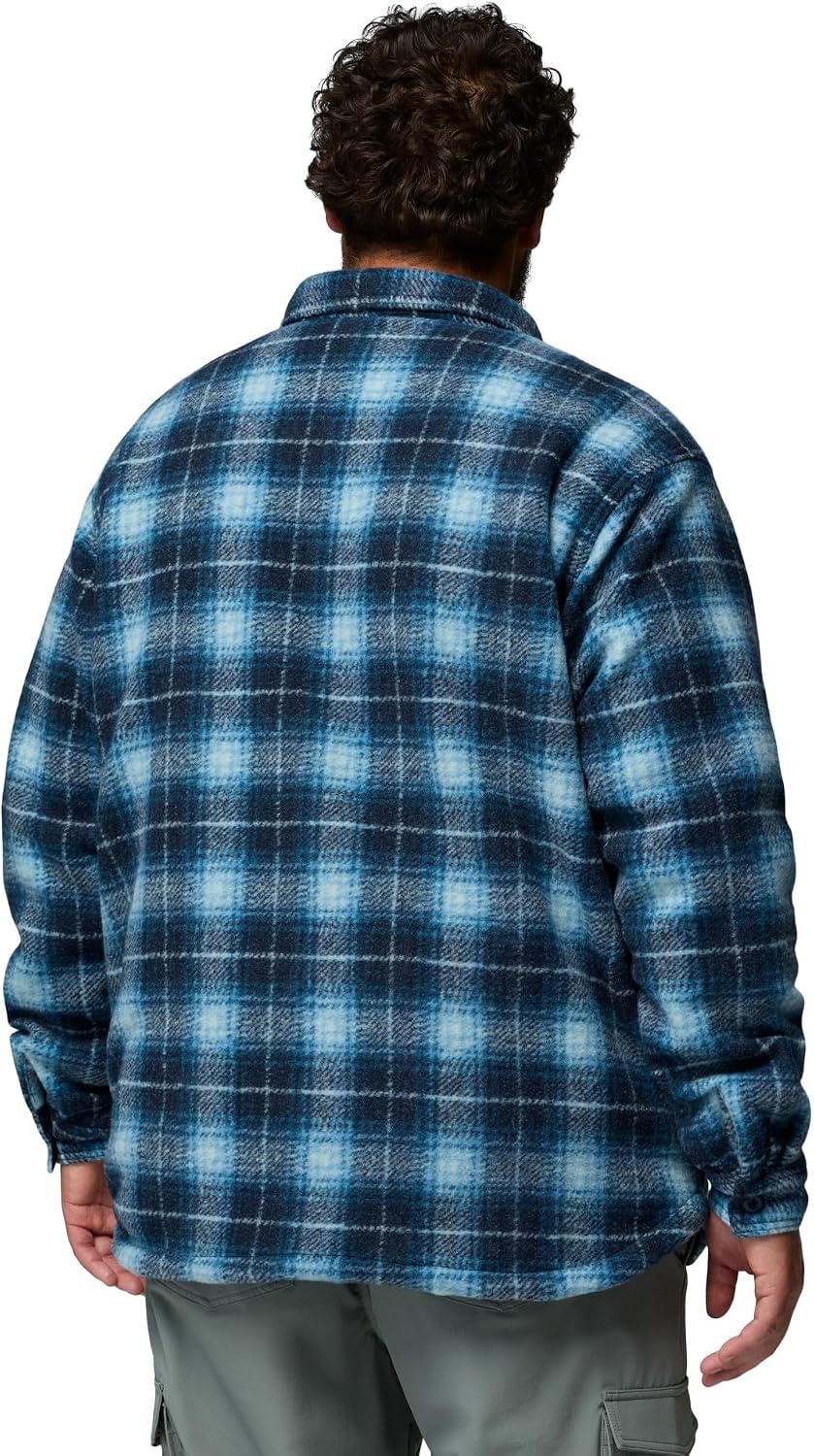 image:imageColumbia Mens Hunter Arch Shirt JacketCollegiate Navy Bivy Plaid