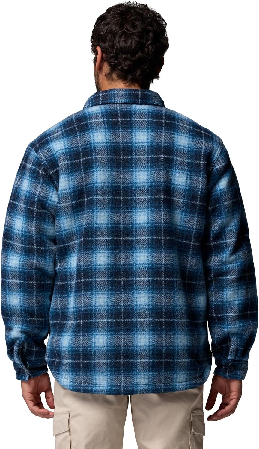 image:imageColumbia Mens Hunter Arch Shirt JacketCollegiate Navy Bivy Plaid